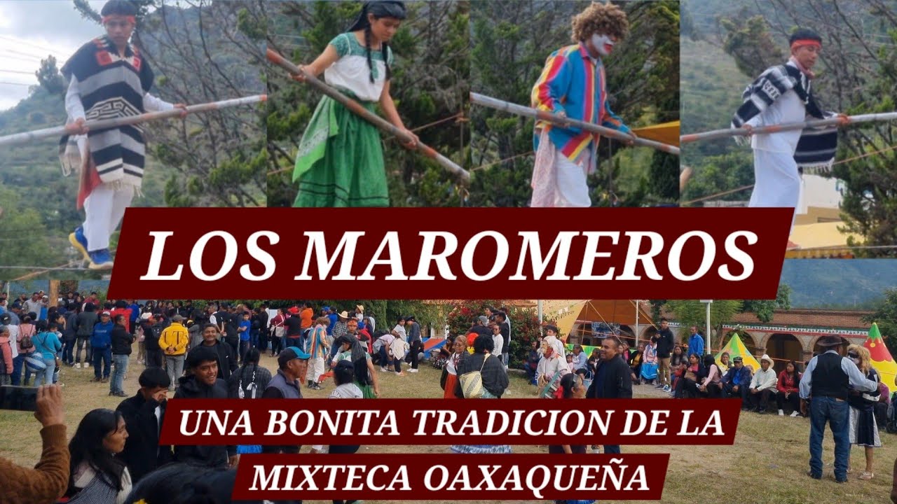 🔥 ¡Impresionante! Maromeros de Santa Catarina Ticuá muestran su arte y equilibrio en la Mixteca 🎶🎭
