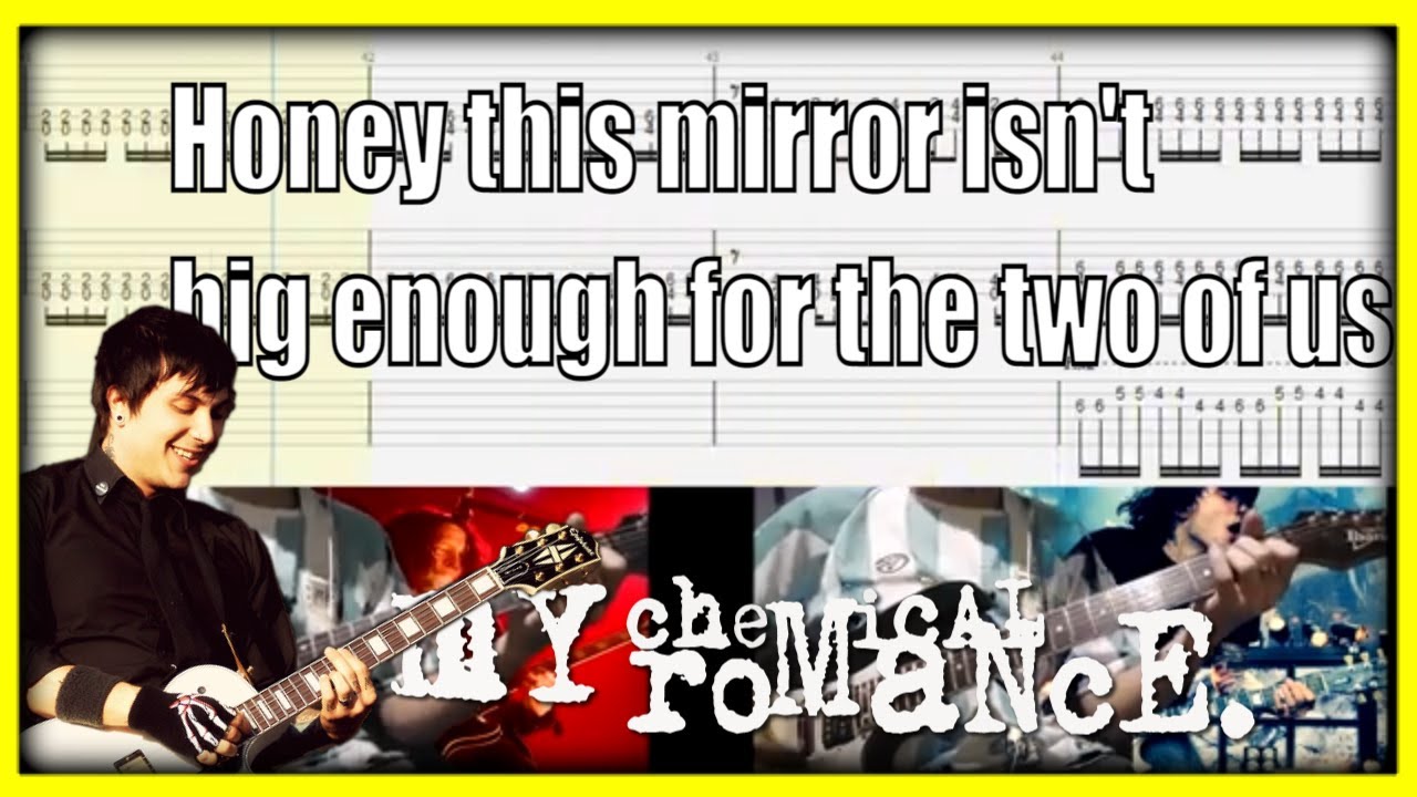 My Chemical Romance Honey, This Mirror Isn't Big Enough For the Two of Us Guitar Cover