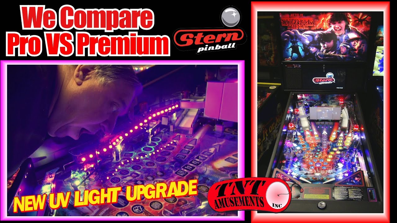 #1616 Мы сравниваем Stern Stranger Things Pro VS Premium Pinball и новый комплект ультрафиолетово...