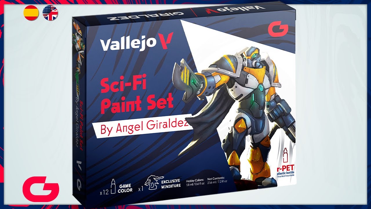 BEST Paint Set for MINIATURES (warhammer 40k, scifi) / MEJOR Paint set para MINIATURAS