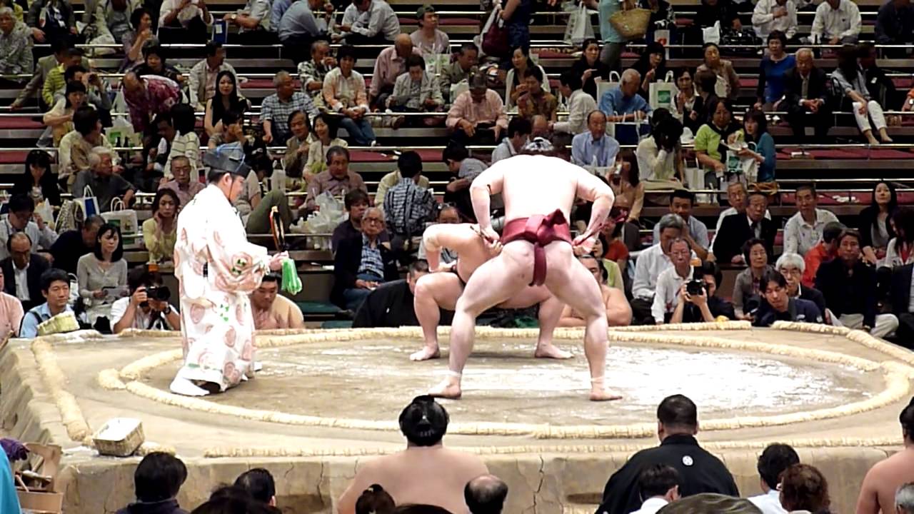Oniarashi (6-5) - Sotairyu (3-8) , Sumo : Natsubasho 2013