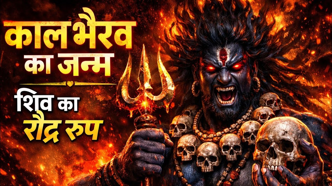 // Brahma's ego and birth of Kaalbhairav //