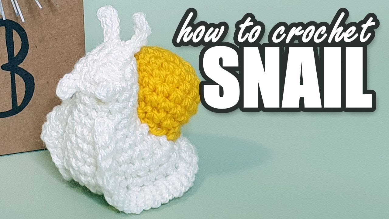 How to crochet a Snail [Crochet Pattern]