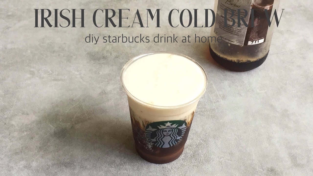 Diy: How to make starbucks irish cream cold brew at home