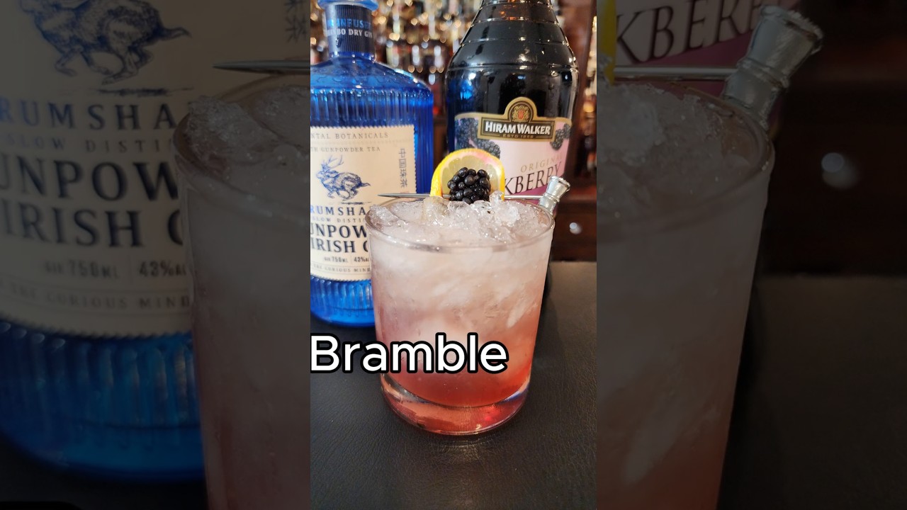 Learn this Modern Classic BRAMBLE recipe and turn into a GIN LOVER!!