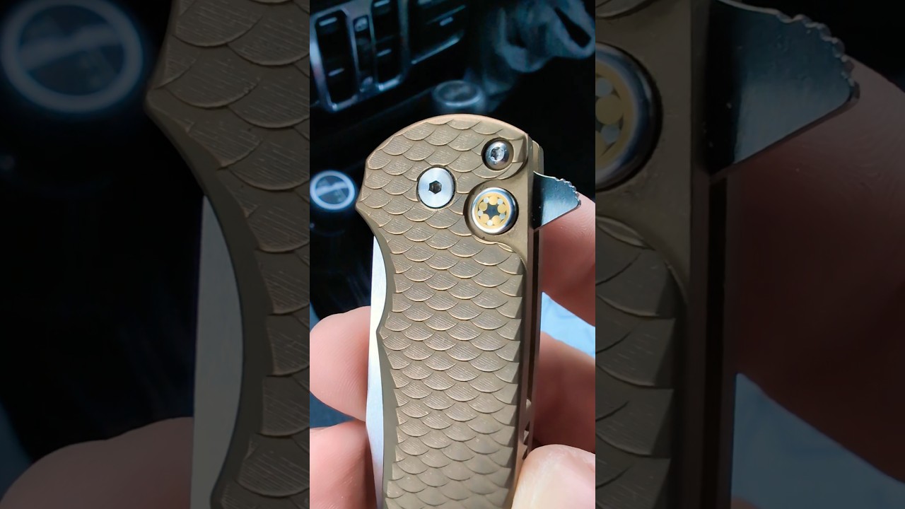 Dragon scale Bronze Protech Malibu #edc