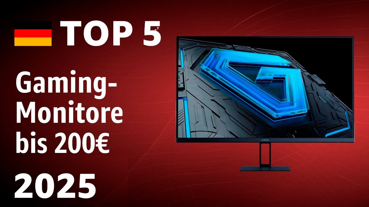 TOP—5. Beste Gaming-Monitore bis 200€. Test & Vergleich 2025