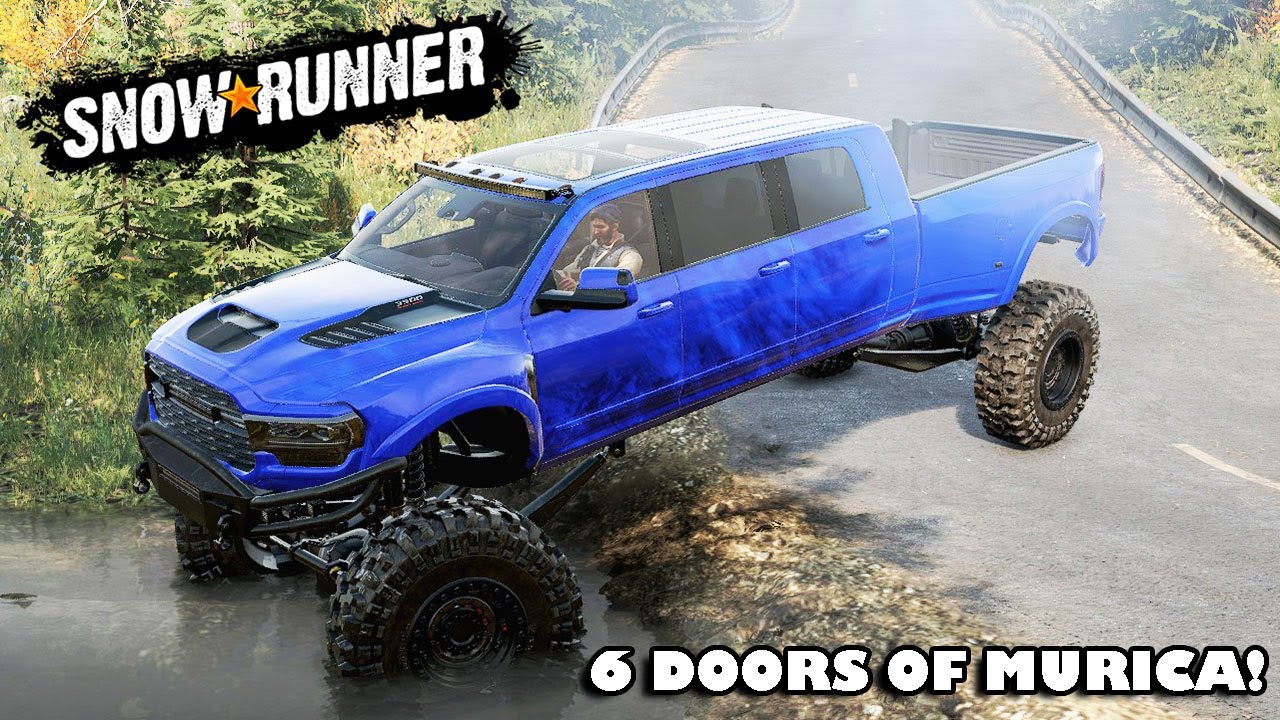 SnowRunner - 6 DOOR MEGA RAM RUNNER (TRUCK FULL OF FREEDOM!)
