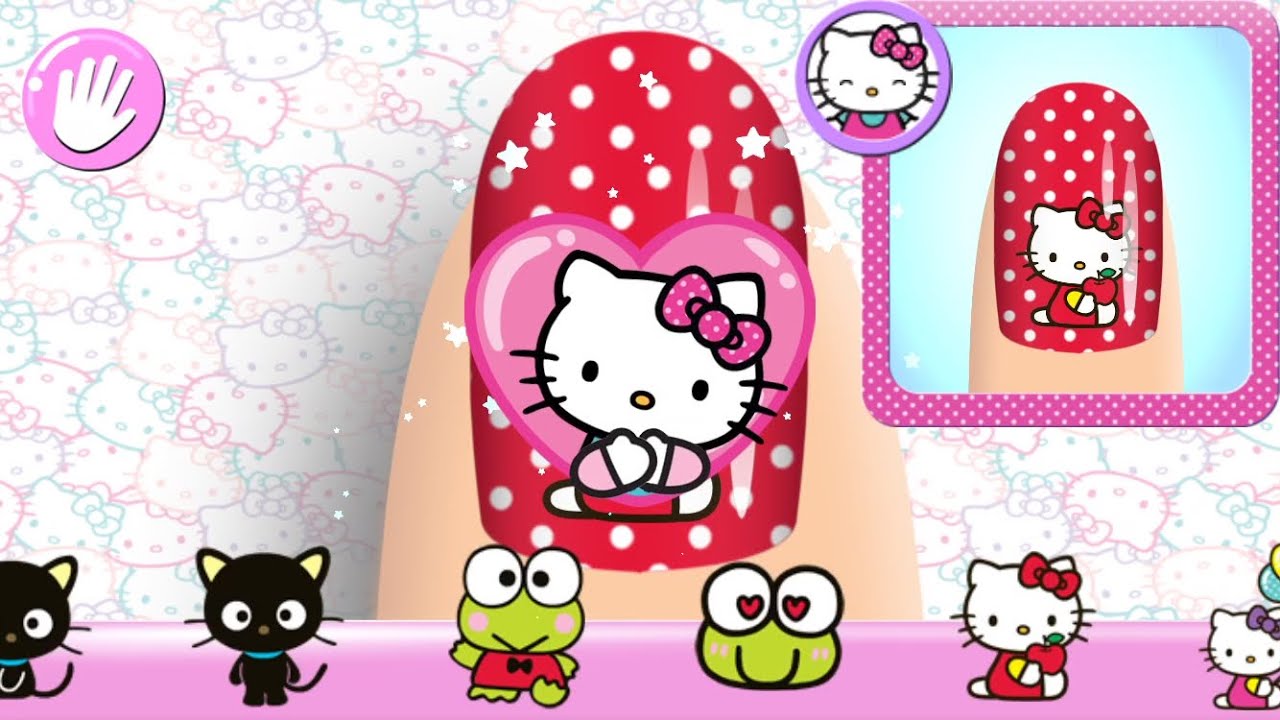 Hello Kitty Nail Salon - Game Budge - Best App For Kids