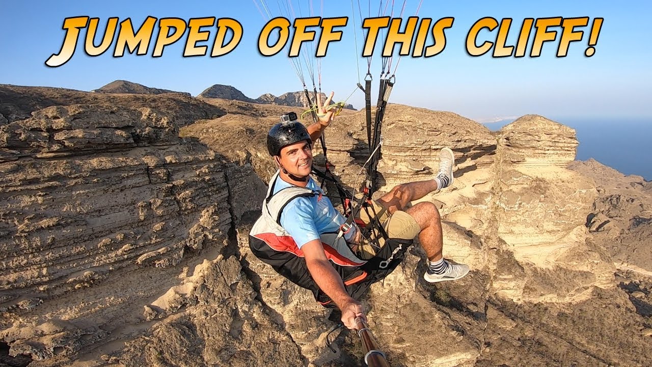 Paragliding a Spectacular Remote Cliff in Oman - Fazayah Bay Oman