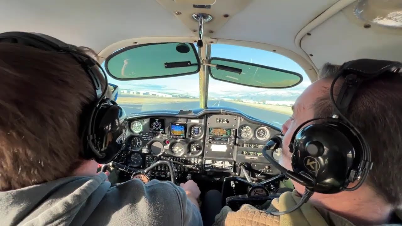 Landing at Bountiful Skypark (KBTF) in a Cherokee 180