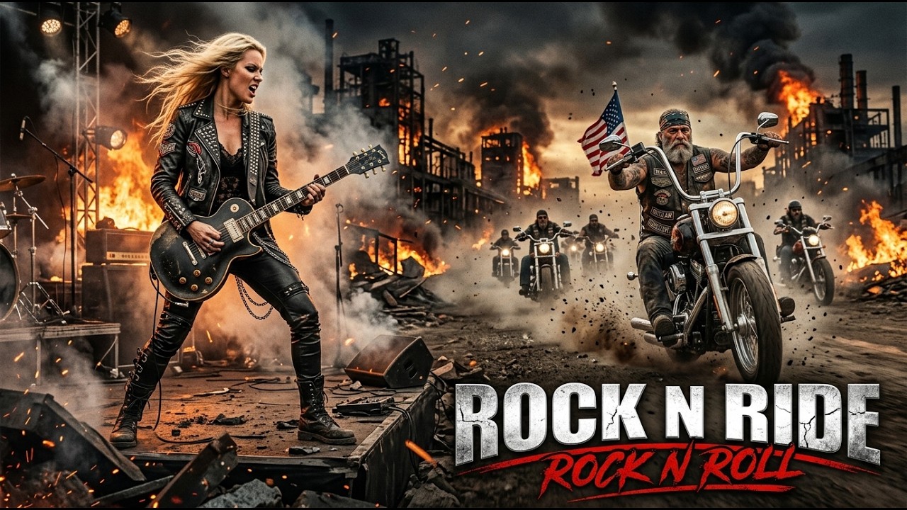 Best Music Rock N Roll 🎸 Rock N Ride 🔥 Rebel Engines | Freedom Ride USA 🇺🇸