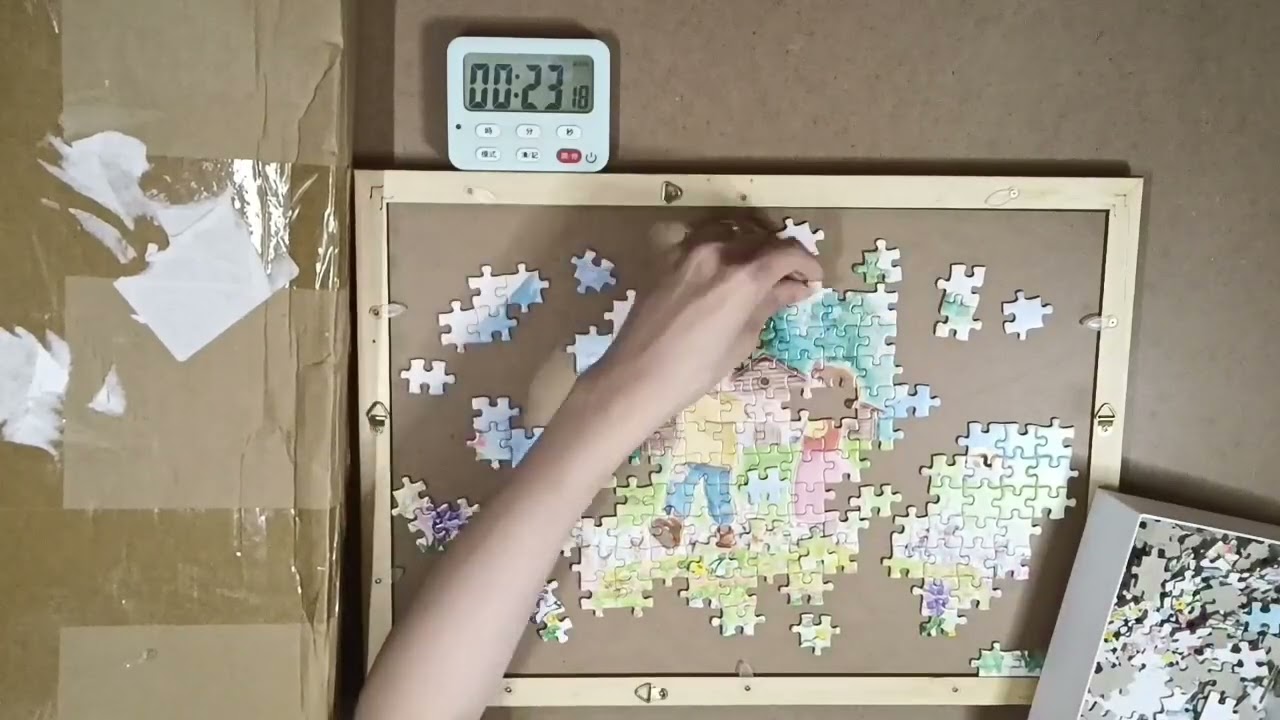砌puzzle唔睇圖之。。。1️⃣3️⃣2️⃣（Appleone）飄零燕 / 阿爾卑斯山的少女：春天之舞     300塊