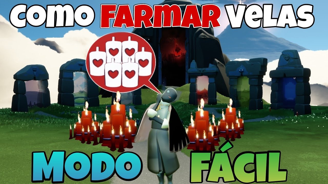COMO FARMAR VELAS FACILMENTE EM TODOS OS MAPAS CORTANDO CAMINHOS - Sky Filhos da Luz