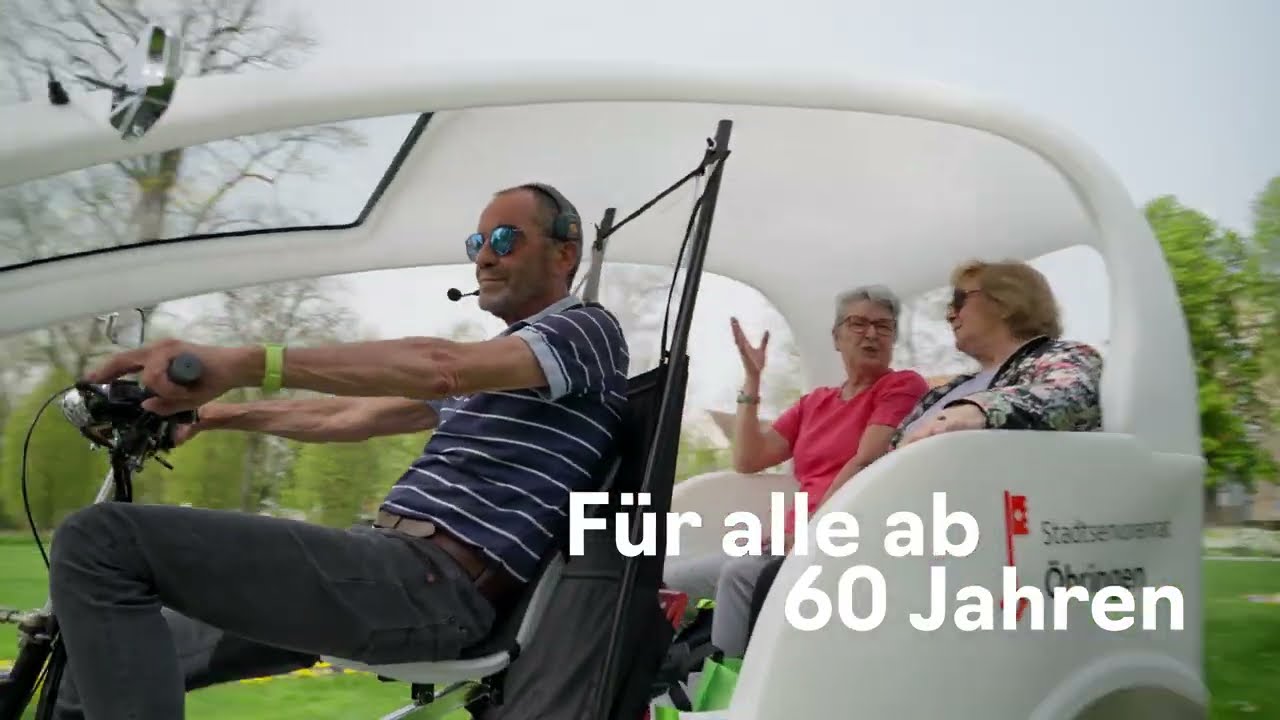 E-Rikscha für Seniorinnen und Senioren