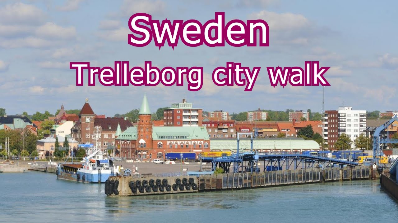 Sweden: Trelleborg City Walk | Southern Sweden 2025