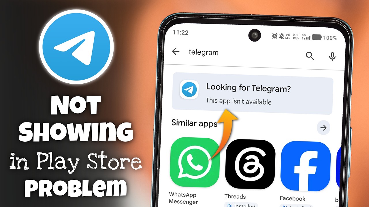 Telegram App Not Showing in Play Store 2026 | Looking for Telegram This App isn't Available Problem