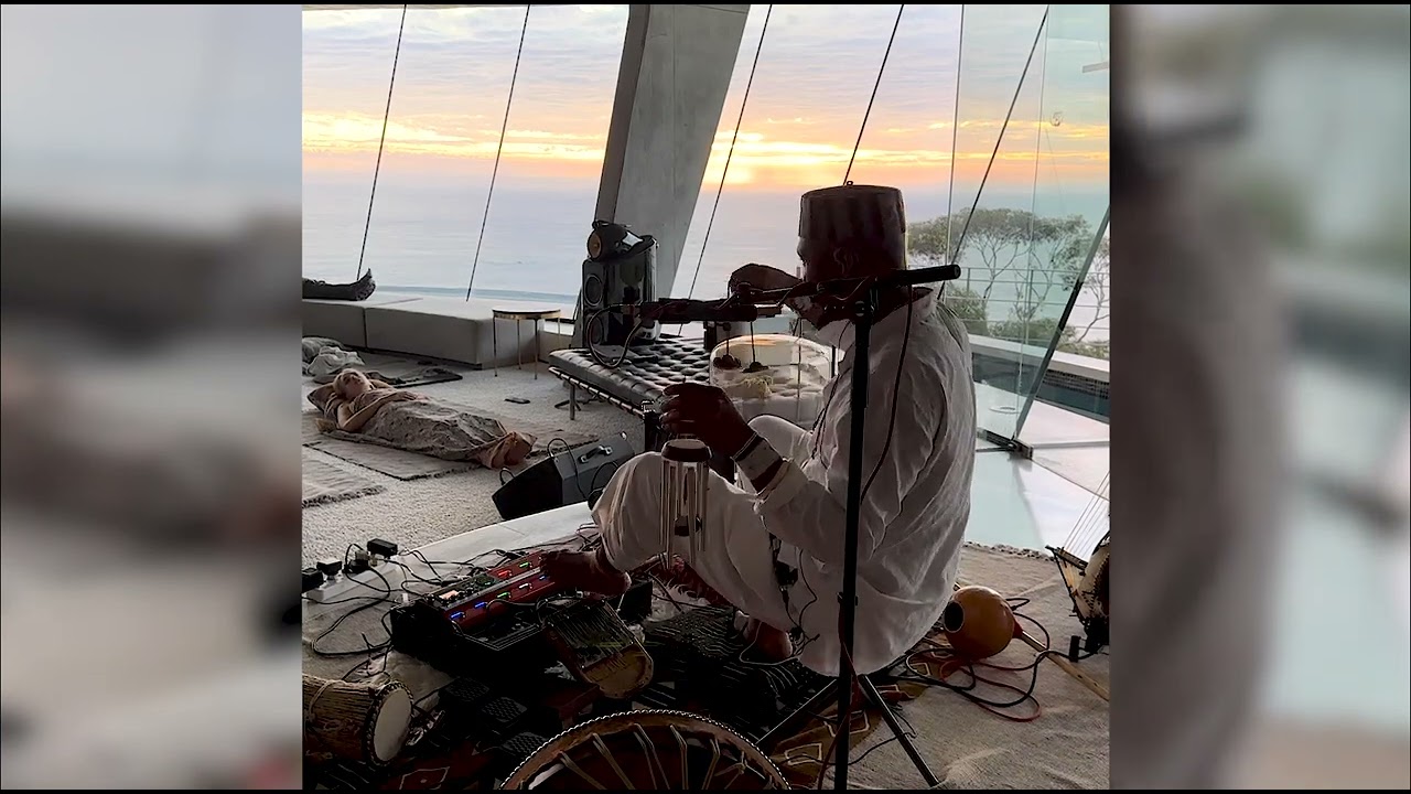 Sunset Offering at Iron Man House - Sound Bath by Nkosenathi Koela Live