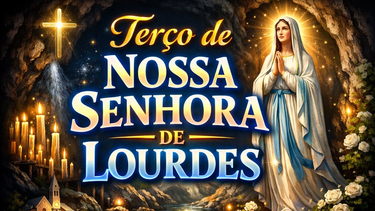 SANTO TERÇO DE NOSSA SENHORA DE LOURDES, Amado Deus, Terço para dormir em paz