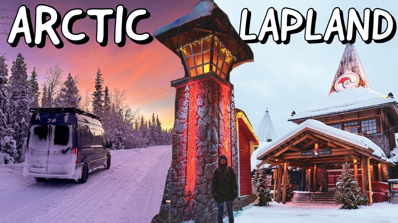 VANLIFE в деревне Санта-Клауса в Лапландии