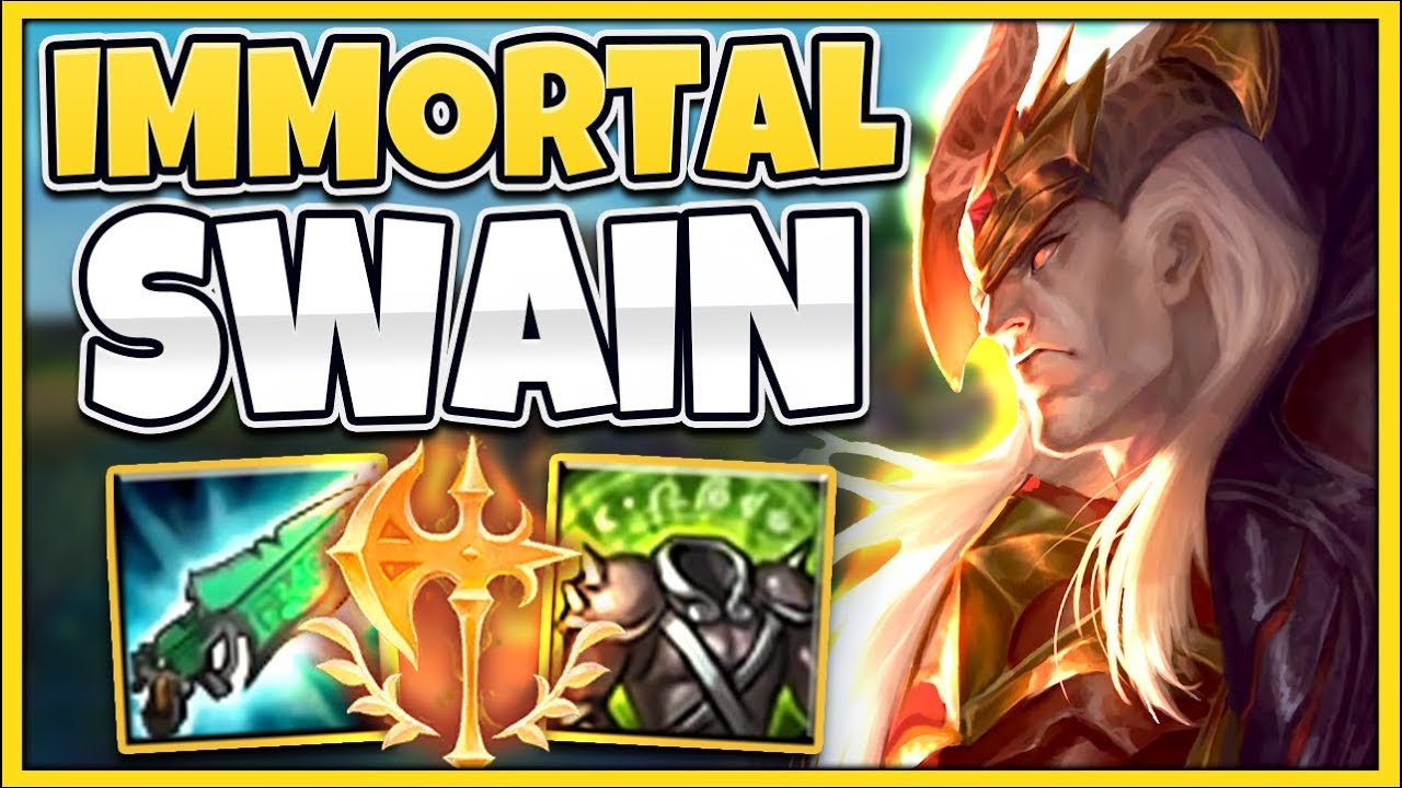 WTF?! ULTRA-HEAL SWAIN BUILD IS 100% UNKILLABLE!!! (INFINITE HEAL) - League of Legends