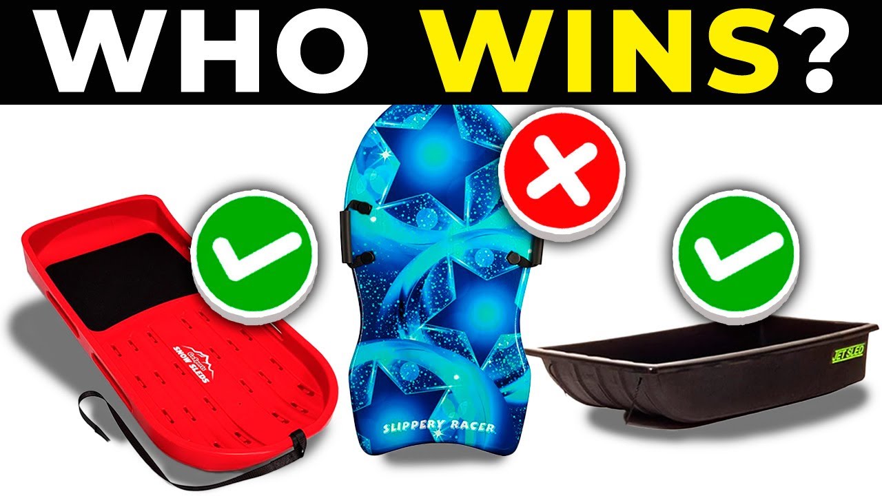 TOP 5 BEST SNOW SLEDS 2025 | Affordable SNOW SLEDS on AMAZON