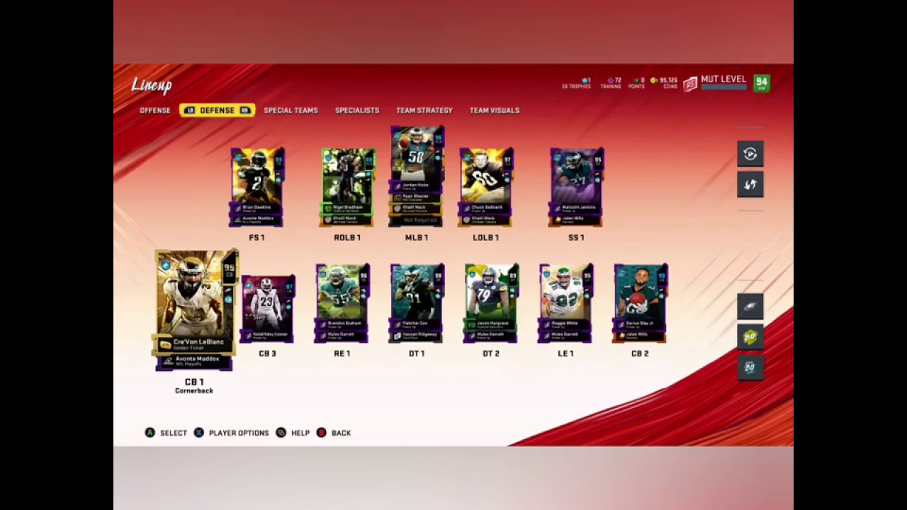 Mut 20 Gameplay (Eagles Theme Team) Pt.1