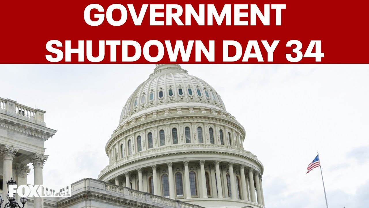 Government Shutdown 2025 Update: Day 34 with no deal