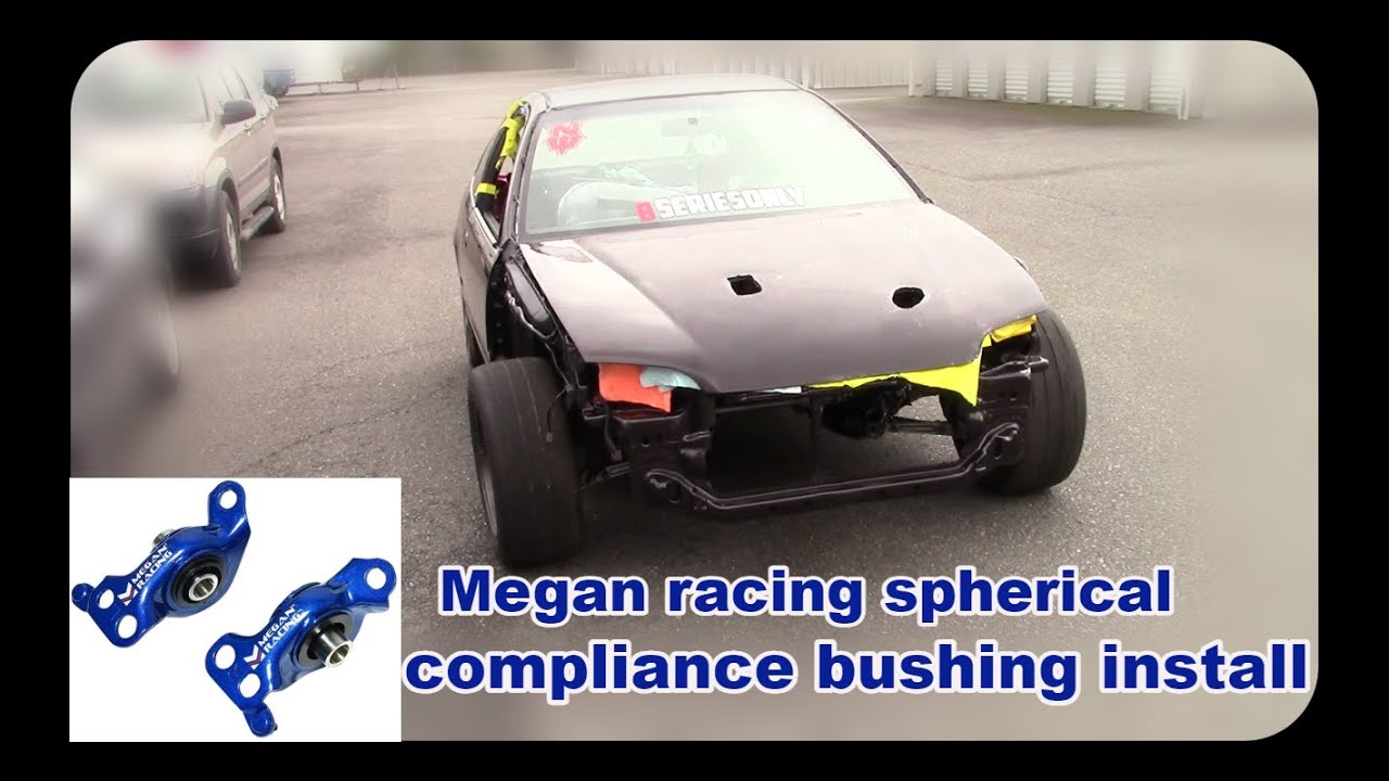 Megan racing spherical compliance bushing install on eg hatch