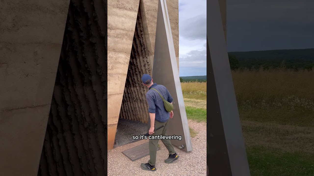 Bruder Klaus Chapel by Peter Zumthor&rsquo;s in Mechernich, Germany. #archimarathon