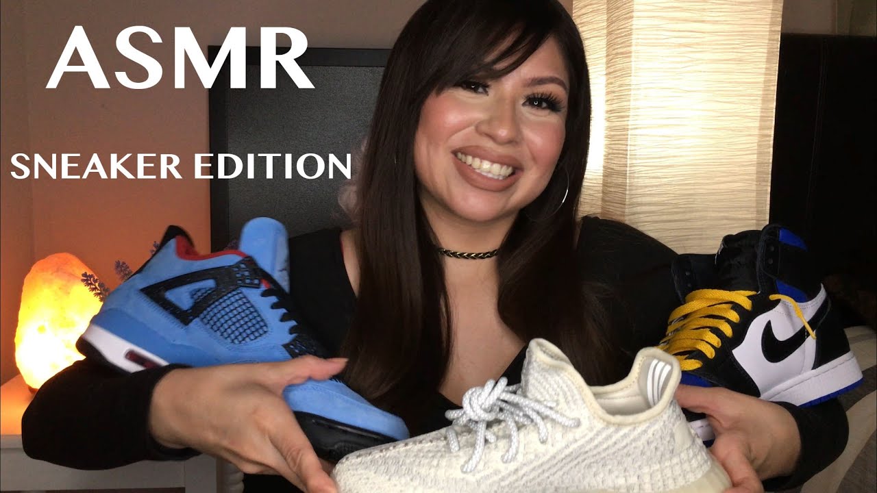 ASMR | Shoe Collection  (Episode 1)  (WHISPERS | SCRATCHING | TAPPING )