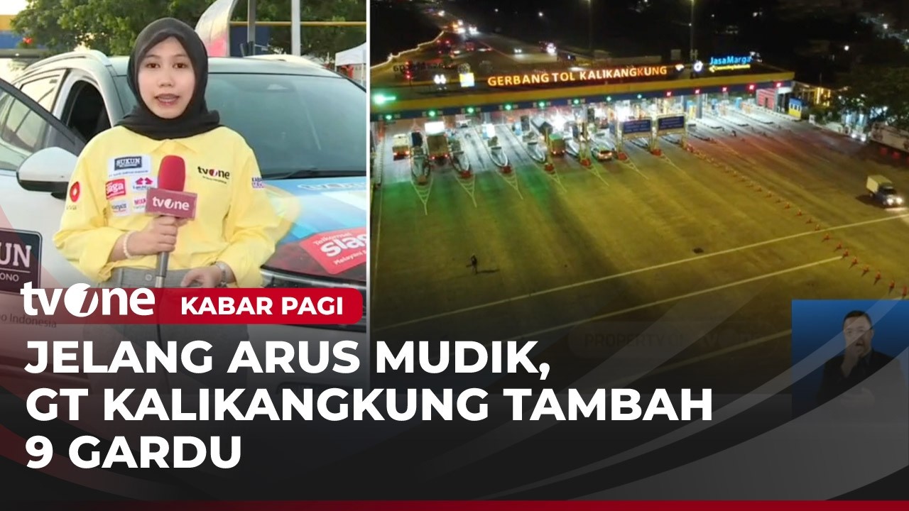 Kabar Mudik 2026: Situasi Terkini di GT Kalikangung, Jawa Tengah | Kabar Pagi