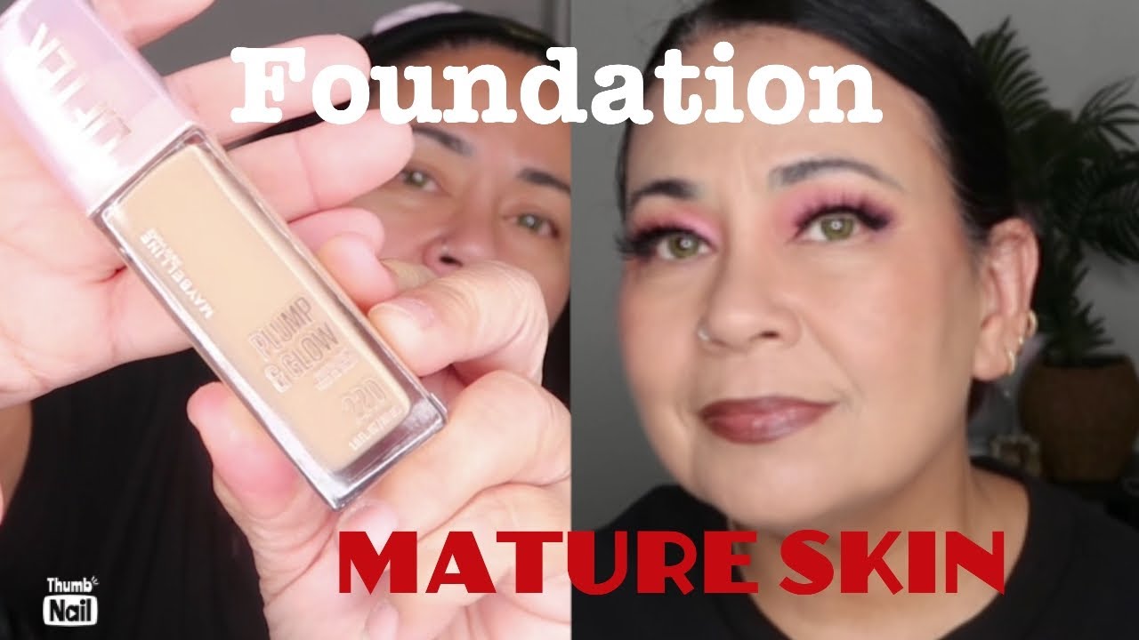 Обзор тонального крема Maybelline Lifter Plump & Glow (оттенок 220) | Тест для зрелой кожи