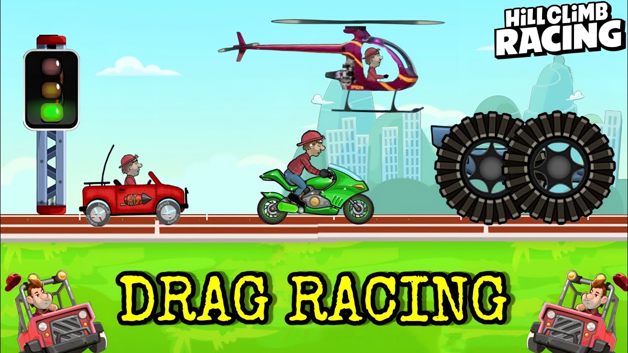 САМАЯ БЫСТРАЯ МАШИНА в HILL CLIMB RACING - DRAG RACE!