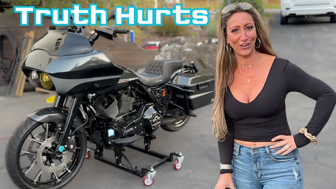 Skinny Tire Bagger Carbon Fiber Fenders Install - Road Glide Version 2.0