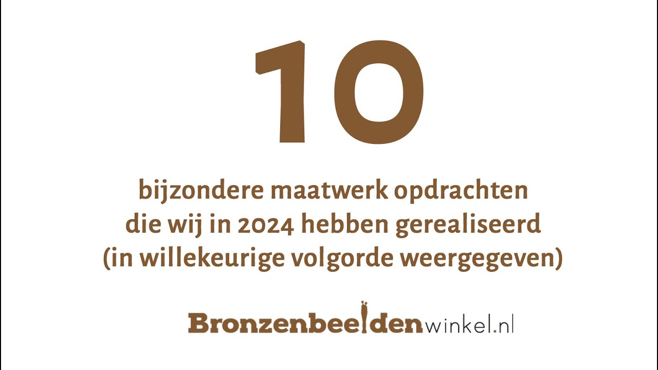 10 bijzondere maatwerk opdrachten | Bronzen Beelden Winkel