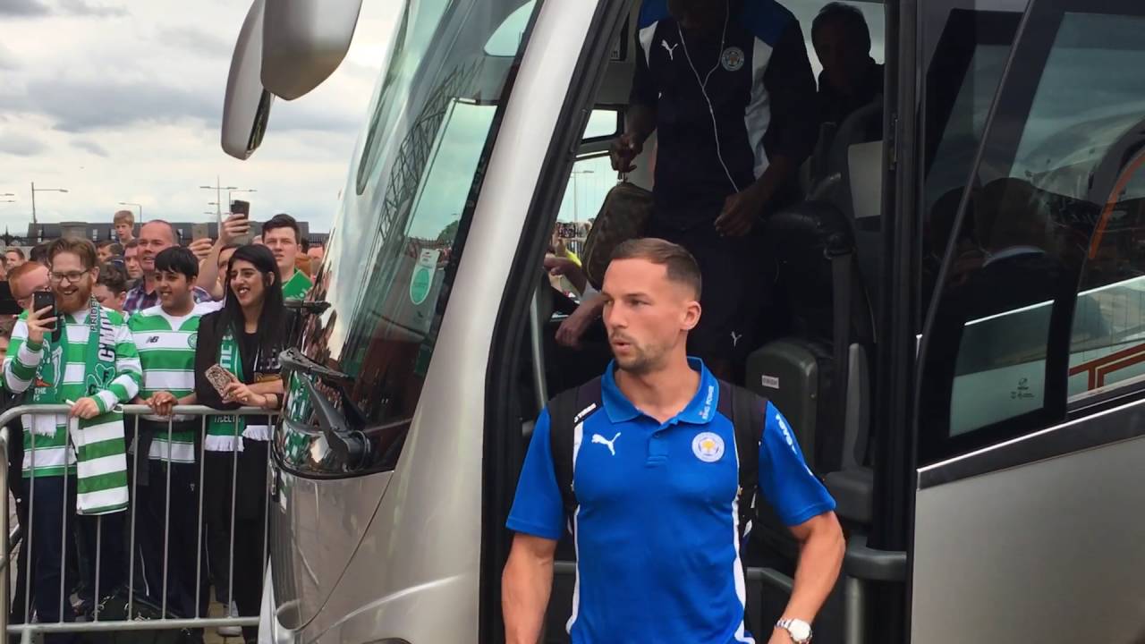Leicester Team Arrives @ Celtic Park 23/7/16