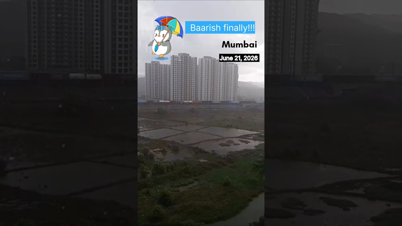 Monsoon Arrived 🌧☔ #shortsfeed #shorts #mumbai #monsoon2026 #mumbairains #barish #rainnews #weather