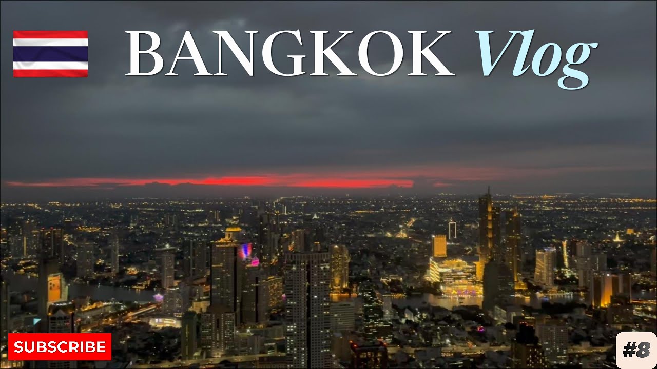 Tallest building of Bangkok, How is 74th floor of Mahanakhon skywalk vlog | Bangkok city view