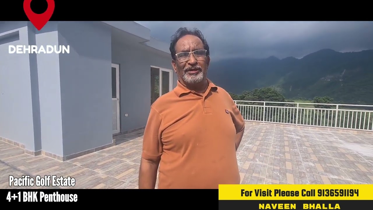 4+1 BHK  Penthouse Apartment Pacific Golf Estate DEHRADUN For visit Call 9136591194 (Naveen Bhalla )