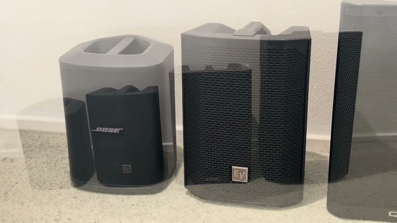 Часть 2. Совершенно новая QSC CB10 бросает вызов действующим чемпионам: Bose S1Pro Plus, EV Evers...