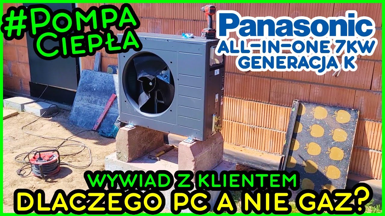Montaż pompy ciepła All In One gen. K 7kW + Wywiad z KLIENTEM - dlaczego PC do nowego domu?