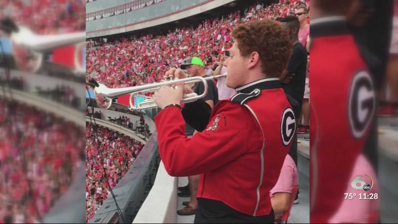 Greenbrier grad lives out UGA trumpet solo dream