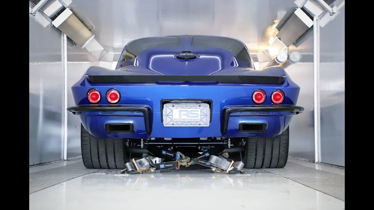 BIG BLUE BEAUTIFUL BOTTOM: Restomod PRO-TOURING 1963 Chevrolet C2 CORVETTE Split Window COUPE!!