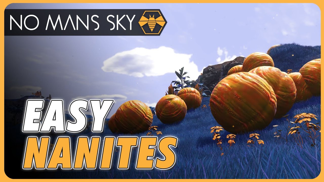 No Man's Sky | Easy Nanites from Curious Deposits (Non Glitching)