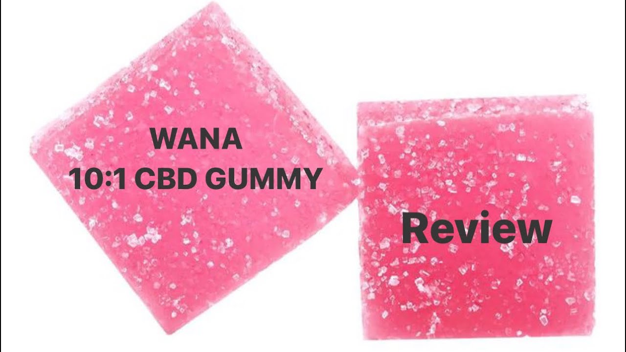 CBD Gummy review: WANA 10:1 Strawberry
