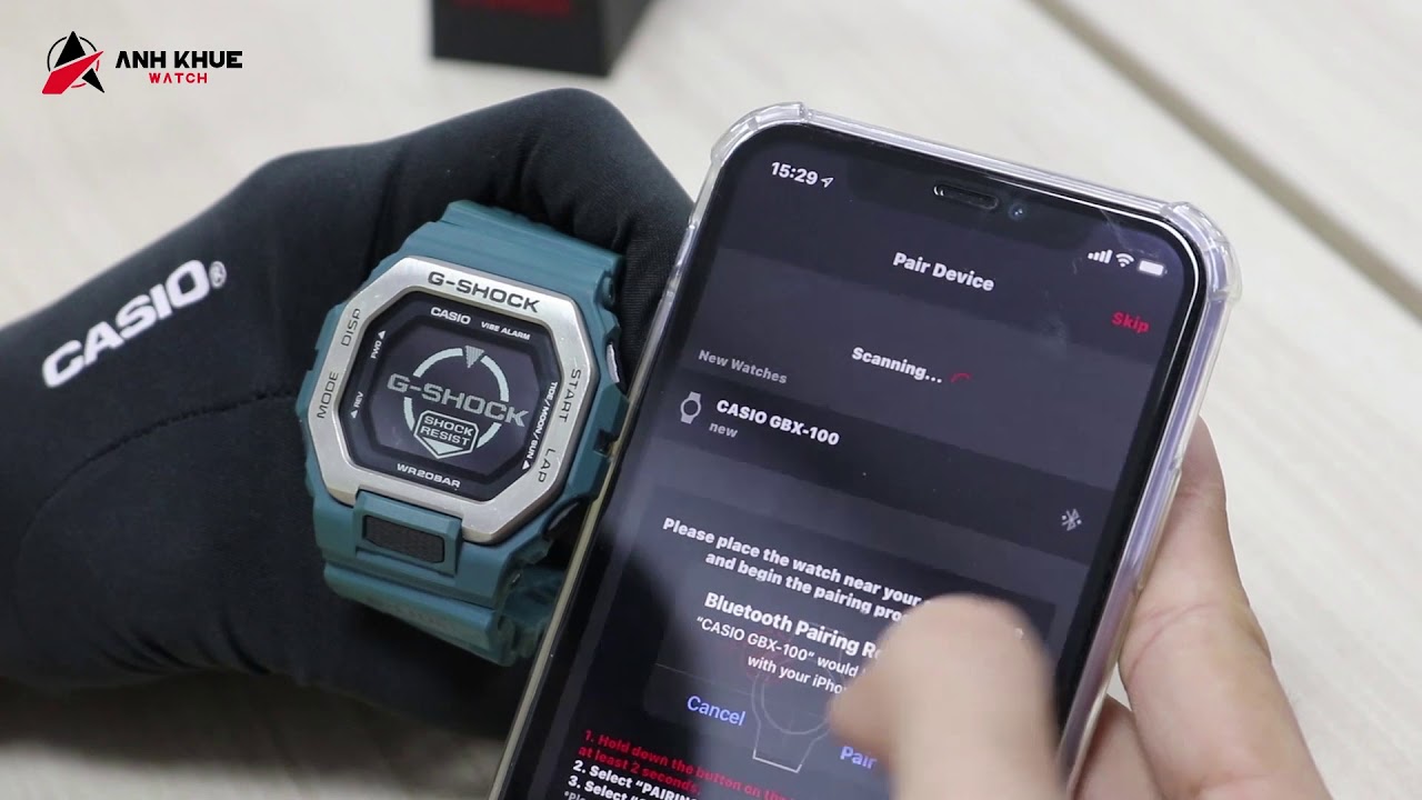 HƯỚNG DẪN SỬ DỤNG ĐỒNG HỒ GBX-100 VÀ APP G-SHOCK MOVE
