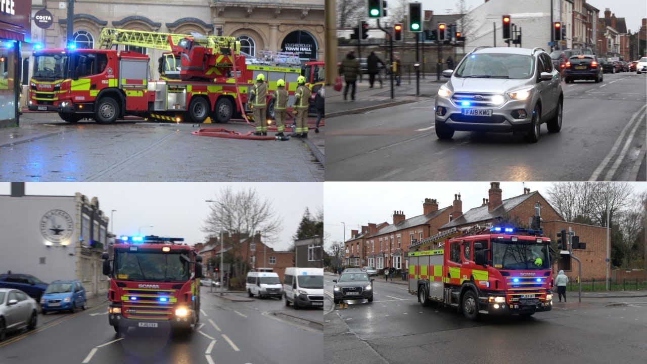 Fire Service Responds to HSBC Fire in Loughborough - Leicestershire Fire and Rescue Service