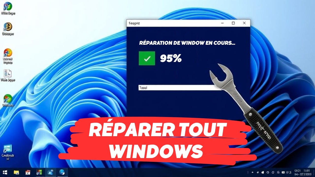 🔥 Répare Windows 10/11 en 1 CLIC (Gratuit & Sans Installer !)