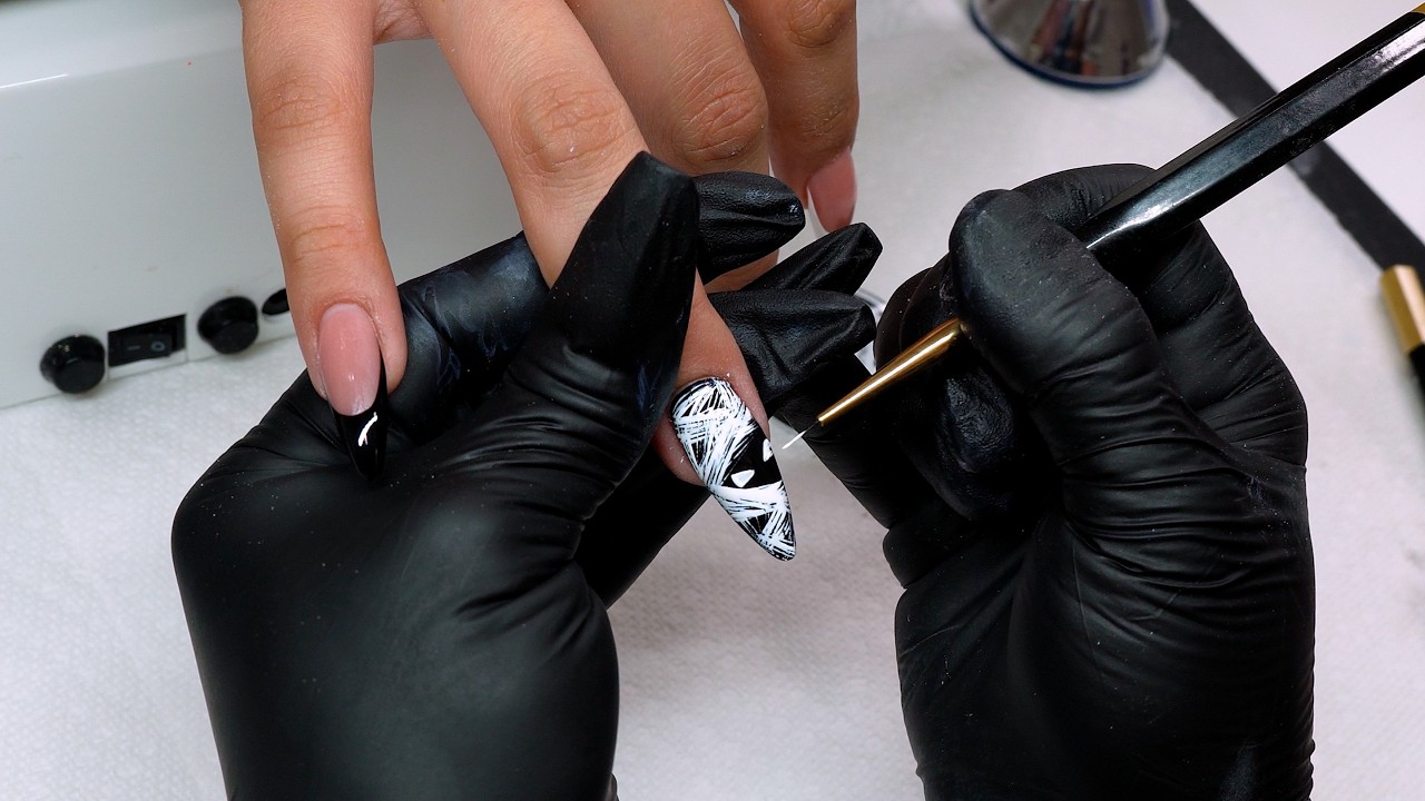 My Favorite Halloween Nail Set So Far | 2024 Halloween Nail Art | ORIGÉN Nail Art Brushes